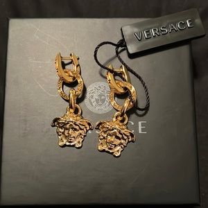 VERSACE Gold Palazzo Earrings